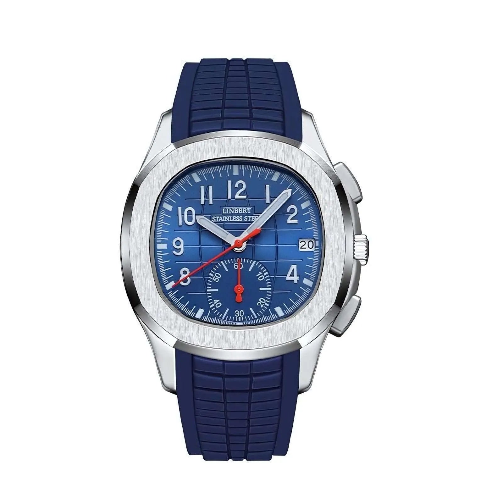 Octa Sport Chronograph Watch – Sapphire Rubber Strap-LINBERT-Viva Timepiece
