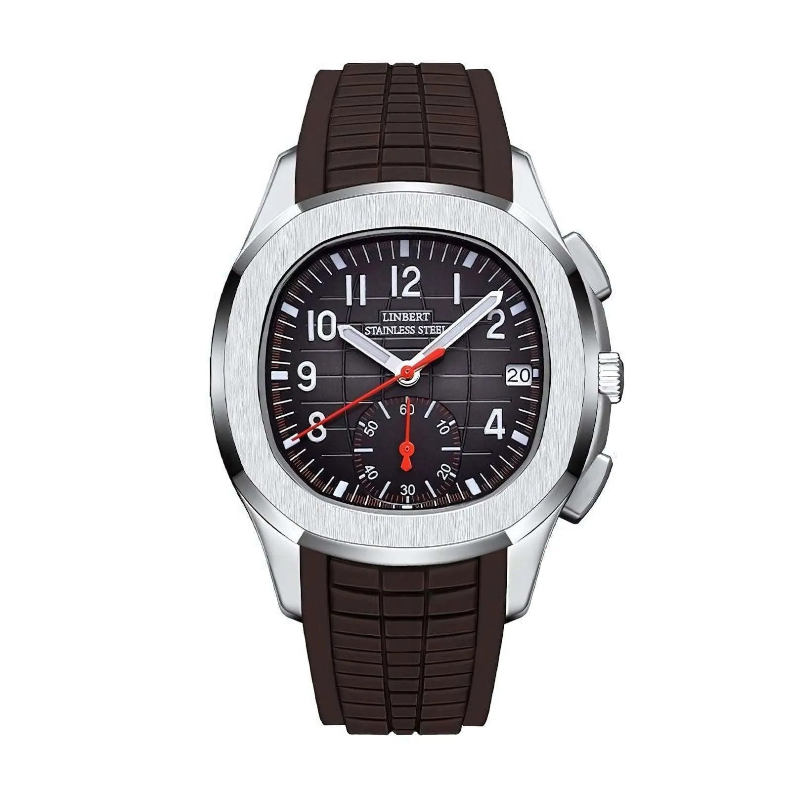 Octa Sport Chronograph Watch – Sapphire Rubber Strap-LINBERT-Viva Timepiece