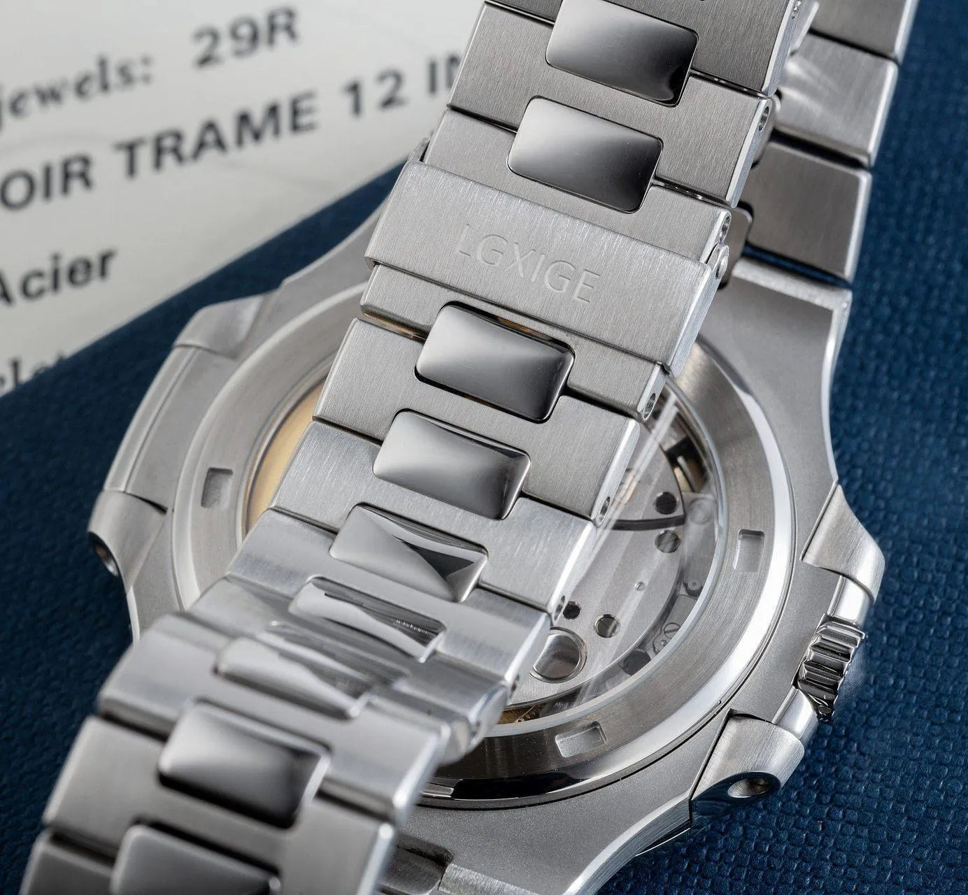Octa Steel Automatic Watch – Sapphire 41mm-LGXIGE-Viva Timepiece