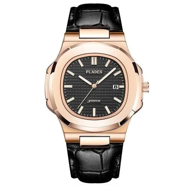 Octa Steel Quartz Watch – Integrated Bracelet 44mm-Pladen-Viva Timepiece