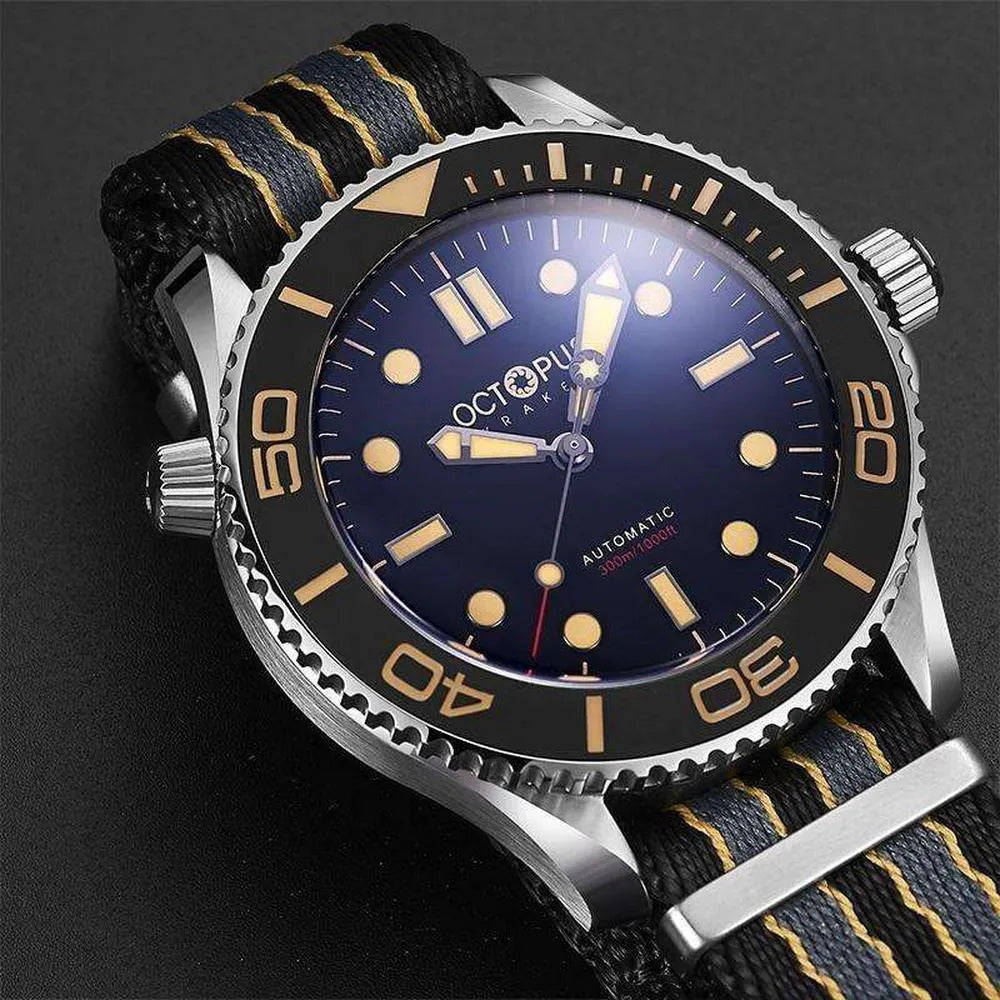Octopus Kraken 42mm Automatic 300M Diver Watch – PT5000 Movement, Sapphire Crystal-Octopus Kraken-Viva Timepiece