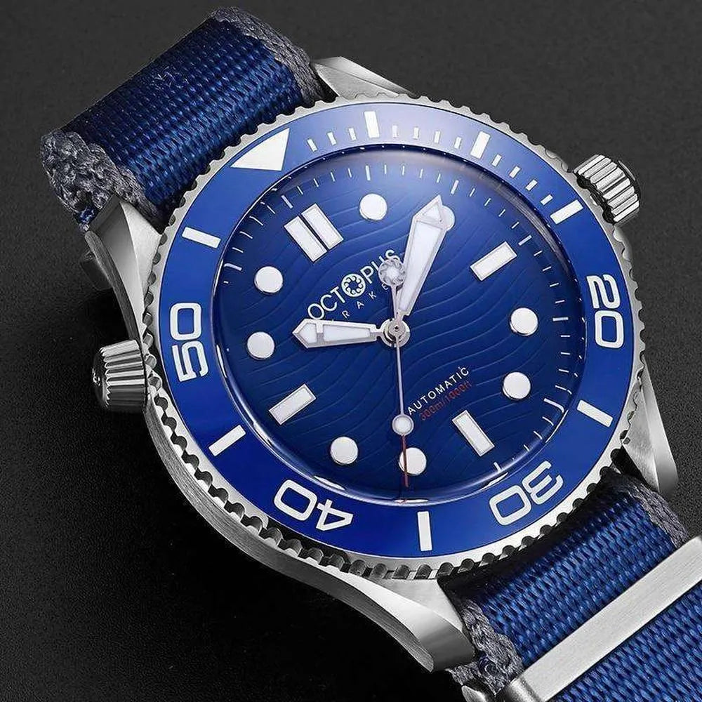 Octopus Kraken 42mm Automatic 300M Diver Watch – PT5000 Movement, Sapphire Crystal-Octopus Kraken-Viva Timepiece