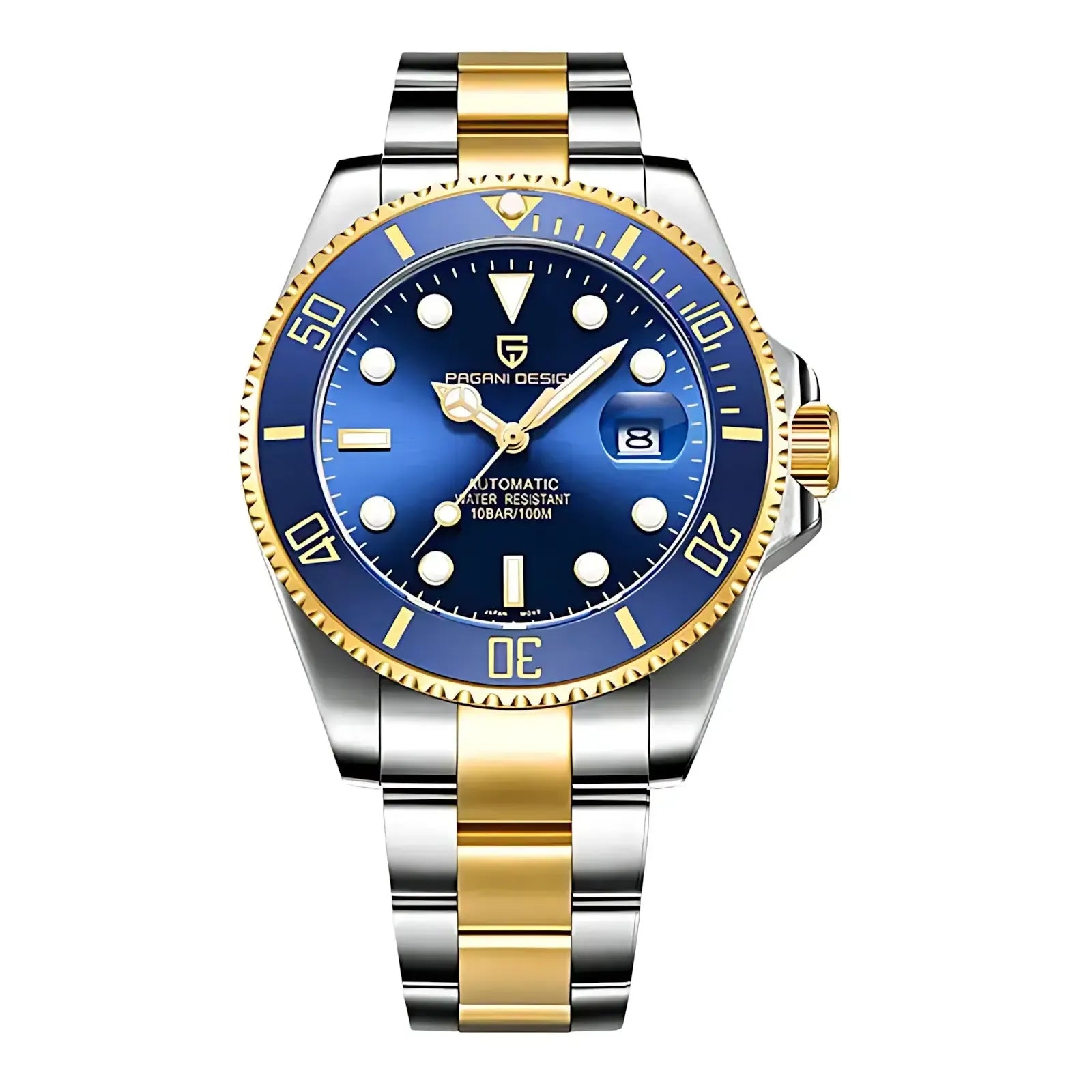 Pagani Design Submariner-Date-Style Automatic Homage Watch – 43mm NH35A, Sapphire, Ceramic Bezel-Pagani Design-Viva Timepiece