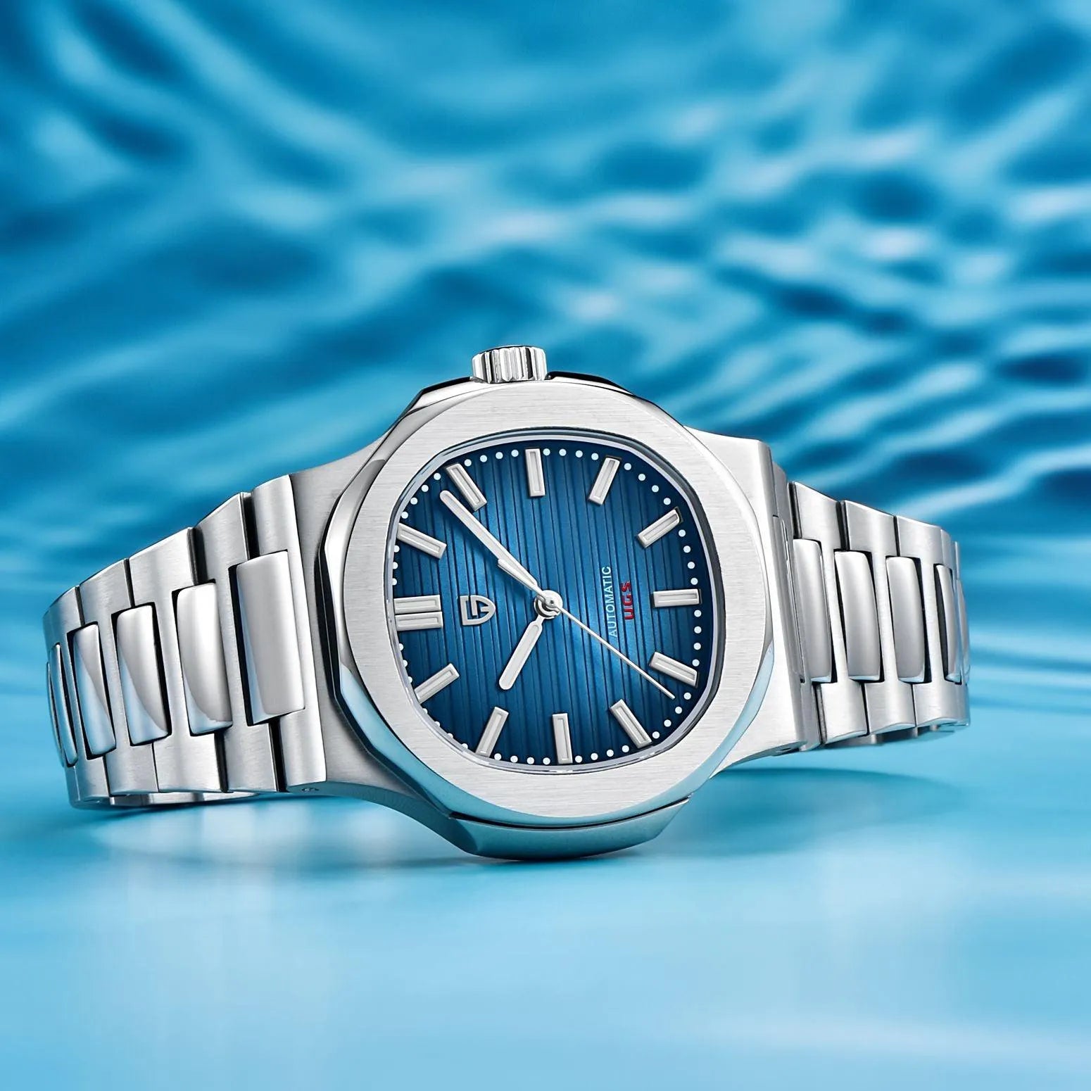 【新品】PAGANI DESIGN 自動巻 白文字盤 PD1728 ノーチラス Pagani Design PD-1728 Nautilus Men's 40MM 100M Waterproof