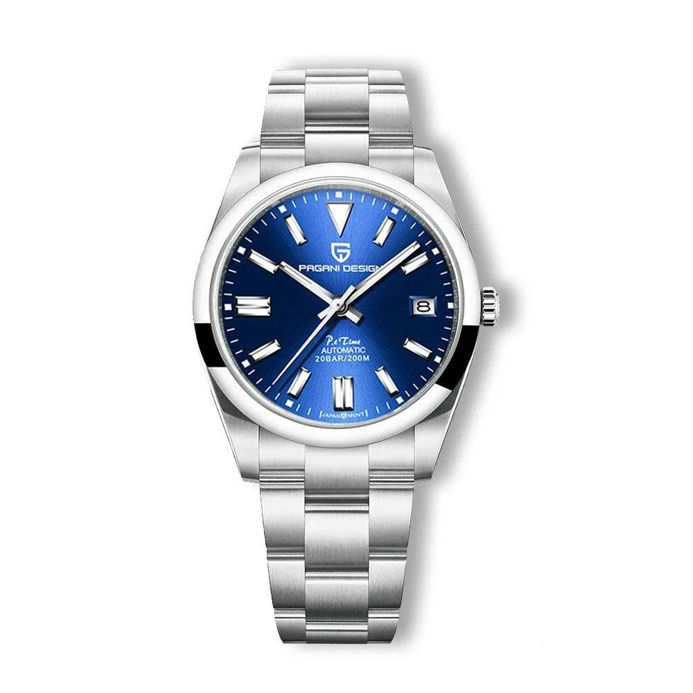 Pagani Design 39mm Automatic Stainless Steel Watch – Sapphire Crystal, NH35 Movement-Pagani Design-Viva Timepiece