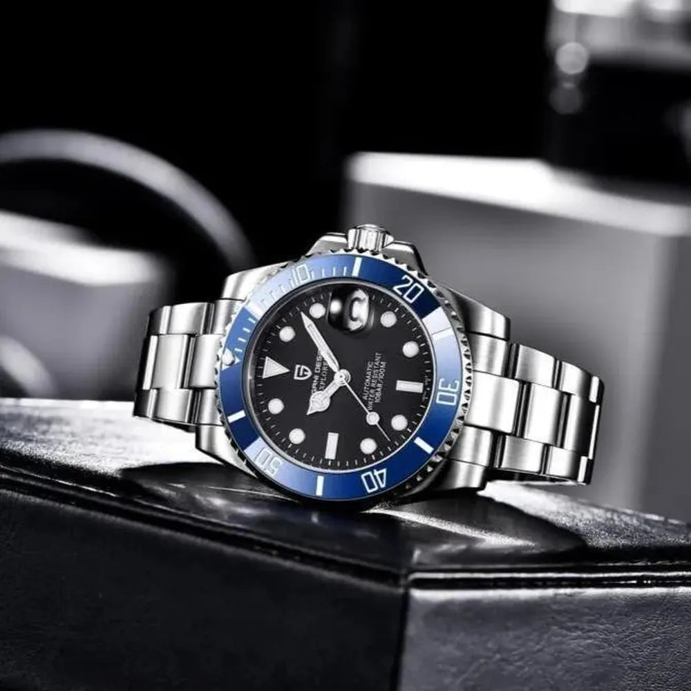 Pagani Design 40mm Automatic Diver Watch – Sapphire Crystal, Ceramic Bezel-Pagani Design-Viva Timepiece