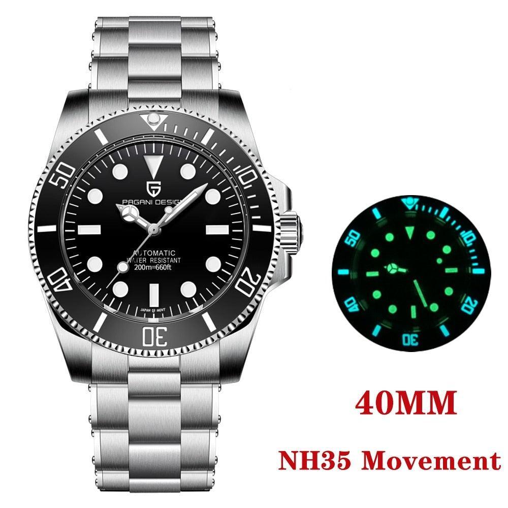 Pagani Design Submariner No Date Homage Watches Viva Timepiece
