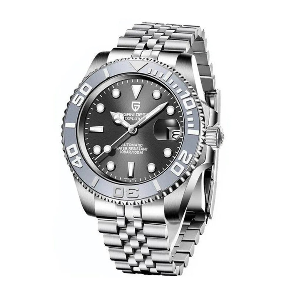 Pagani Design Automatic 40mm Sport Diver – NH35, Sapphire, Ceramic Bezel-Pagani Design-Viva Timepiece