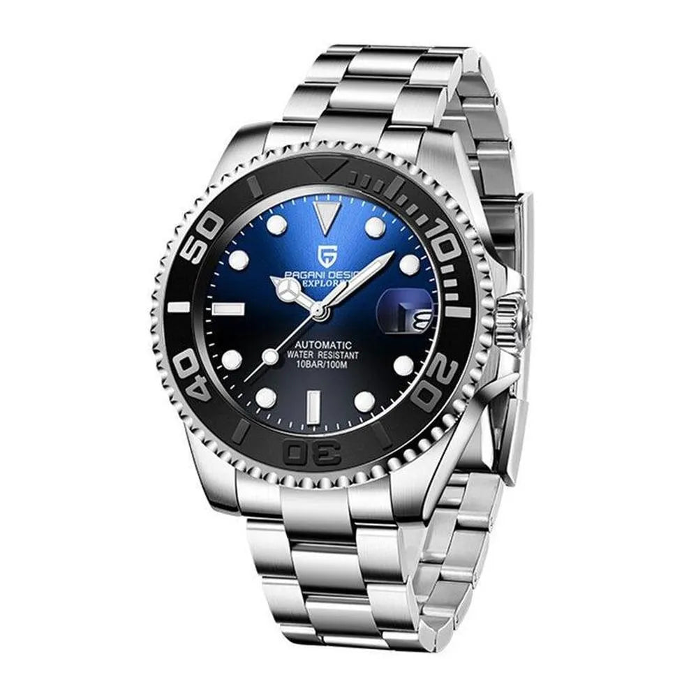 Pagani Design Automatic 40mm Sport Diver – NH35, Sapphire, Ceramic Bezel-Pagani Design-Viva Timepiece