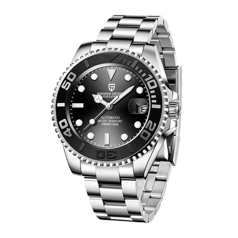 Pagani Design Automatic 40mm Sport Diver – NH35, Sapphire, Ceramic Bezel-Pagani Design-Viva Timepiece