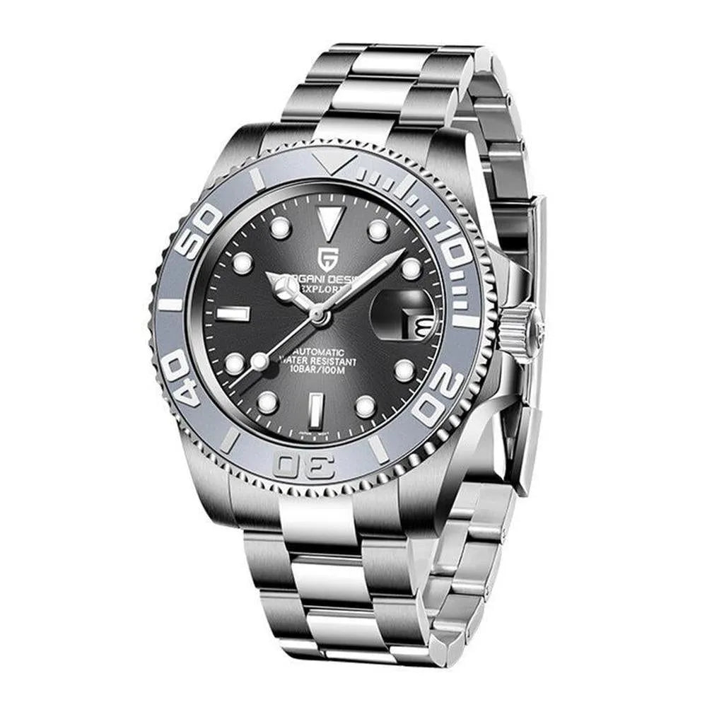 Pagani Design Automatic 40mm Sport Diver – NH35, Sapphire, Ceramic Bezel-Pagani Design-Viva Timepiece