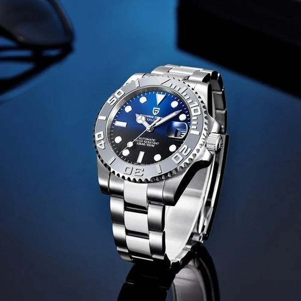 Pagani Design Automatic 40mm Sport Diver – NH35, Sapphire, Ceramic Bezel-Pagani Design-Viva Timepiece