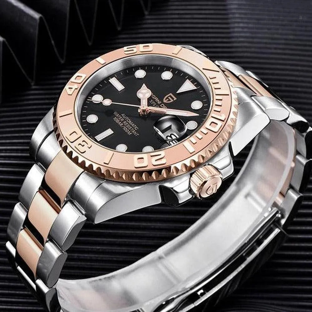 Pagani Design Automatic 40mm Sport Diver – NH35, Sapphire, Ceramic Bezel-Pagani Design-Viva Timepiece