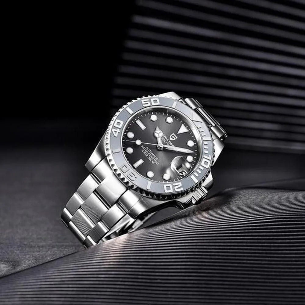 Pagani Design Automatic 40mm Sport Diver – NH35, Sapphire, Ceramic Bezel-Pagani Design-Viva Timepiece