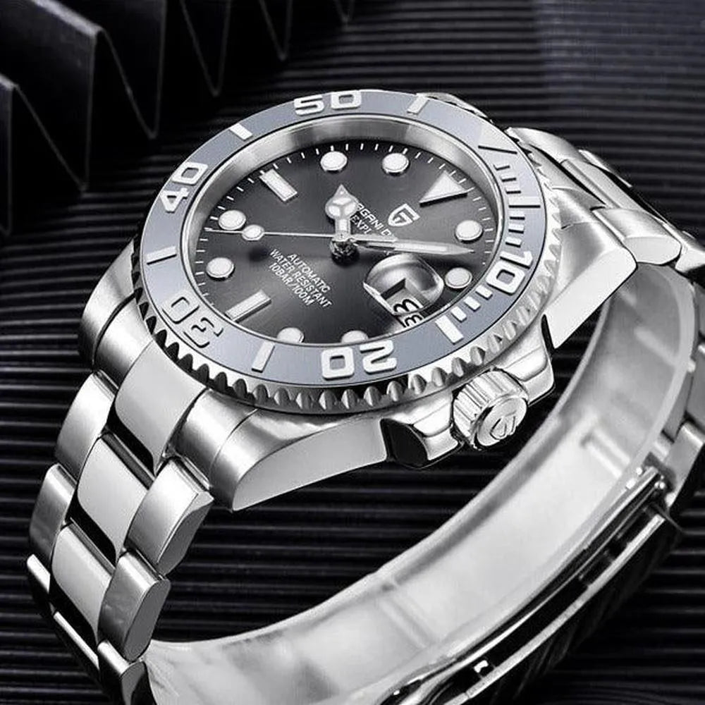 Pagani Design Automatic 40mm Sport Diver – NH35, Sapphire, Ceramic Bezel-Pagani Design-Viva Timepiece