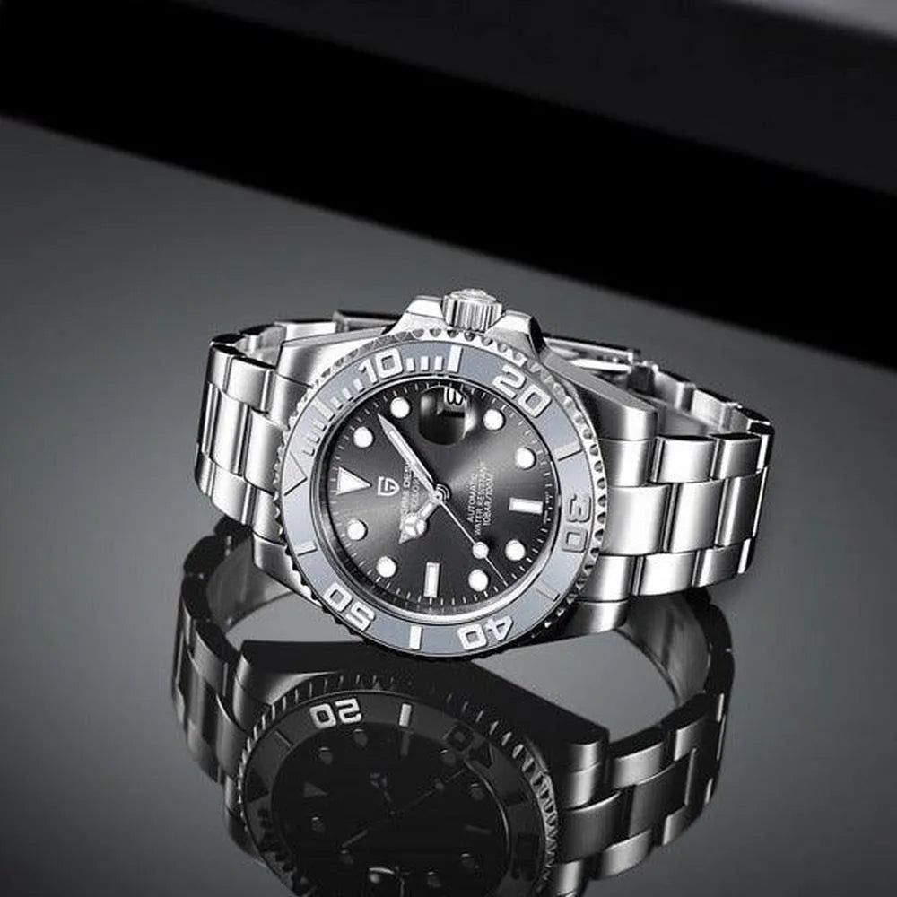 Pagani Design Automatic 40mm Sport Diver – NH35, Sapphire, Ceramic Bezel-Pagani Design-Viva Timepiece