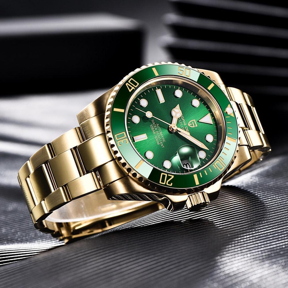 Submariner gold green online
