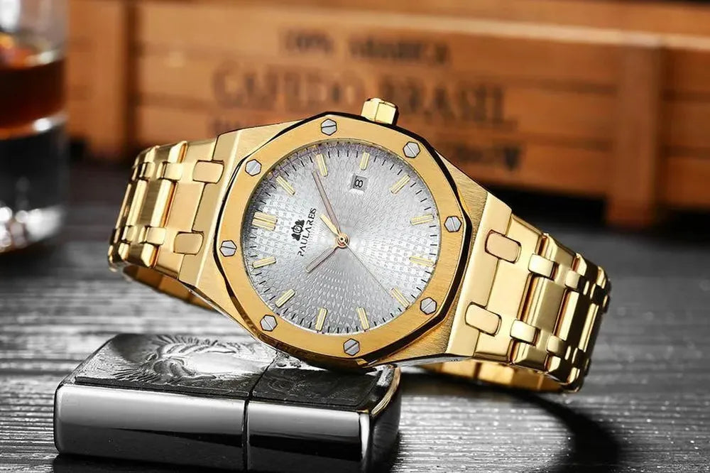 Paulareis Octa Steel Automatic Watch – Full Calendar 45mm-Paulareis-Viva Timepiece