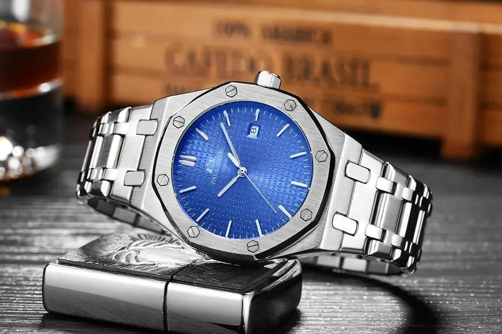 Paulareis Octa Steel Automatic Watch – Full Calendar 45mm-Paulareis-Viva Timepiece