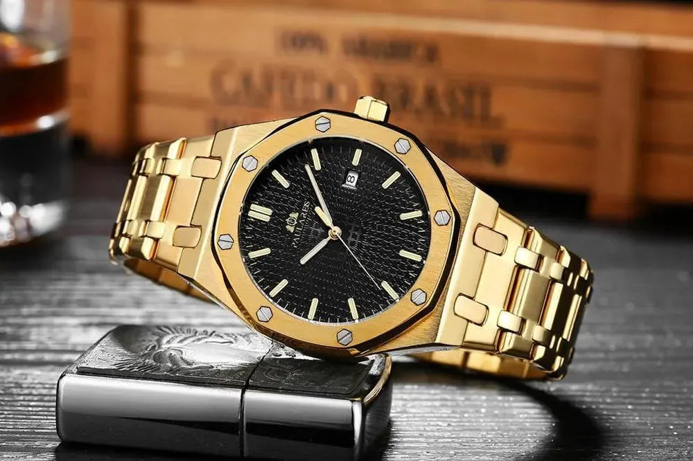 Paulareis Octa Steel Automatic Watch – Full Calendar 45mm-Paulareis-Viva Timepiece