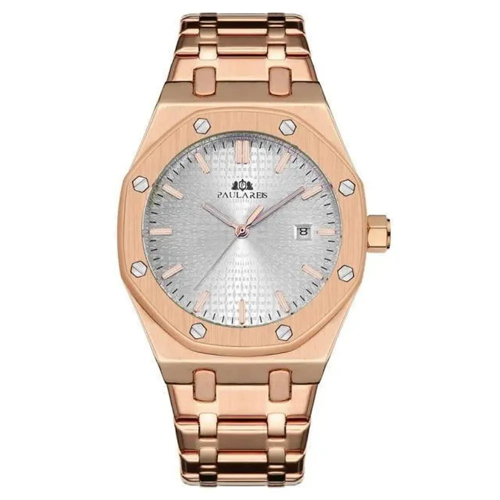 Paulareis Octa Steel Automatic Watch – Full Calendar 45mm-Paulareis-Viva Timepiece