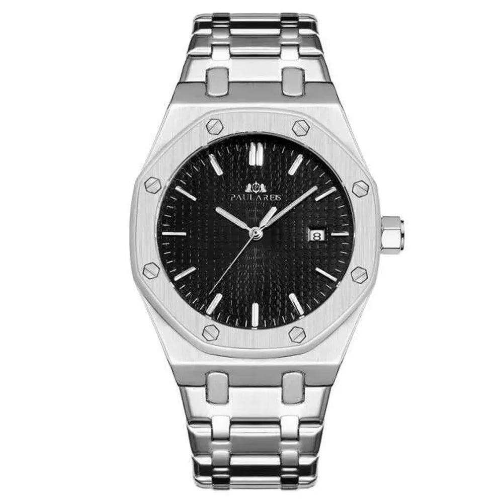 Paulareis Octa Steel Automatic Watch – Full Calendar 45mm-Paulareis-Viva Timepiece