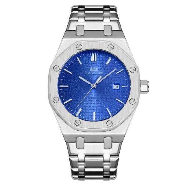 Paulareis Royal Oak Homage Watches Silver Blue - Paulareis | Viva Timepiece