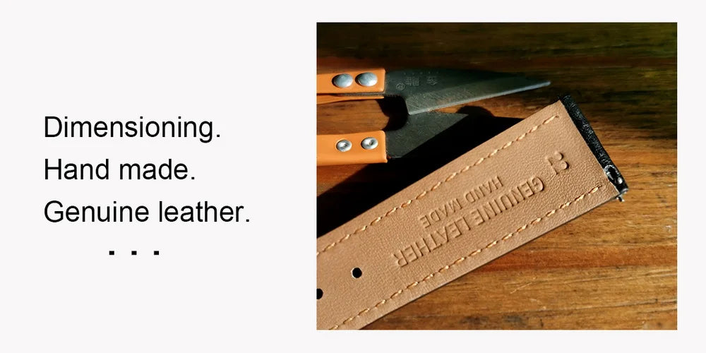 Premium Genuine Leather Watch Strap 18mm 20mm 22mm – Quick Release-Watch Bands-VivaStraps-Coffee-18mm-Viva Timepiece