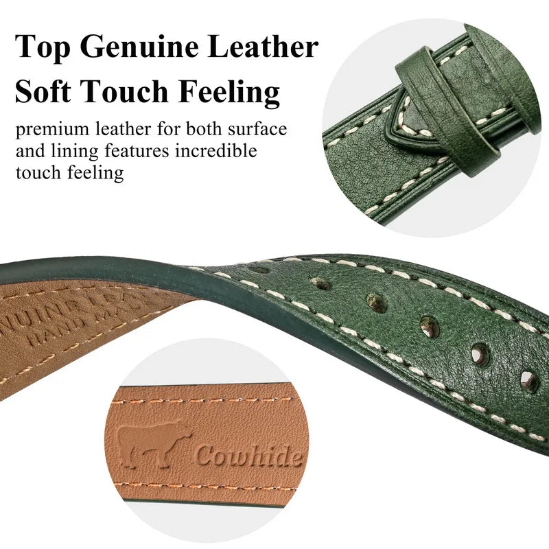 Premium Genuine Leather Watch Strap 18mm 20mm 22mm – Quick Release-Watch Bands-VivaStraps-Coffee-18mm-Viva Timepiece