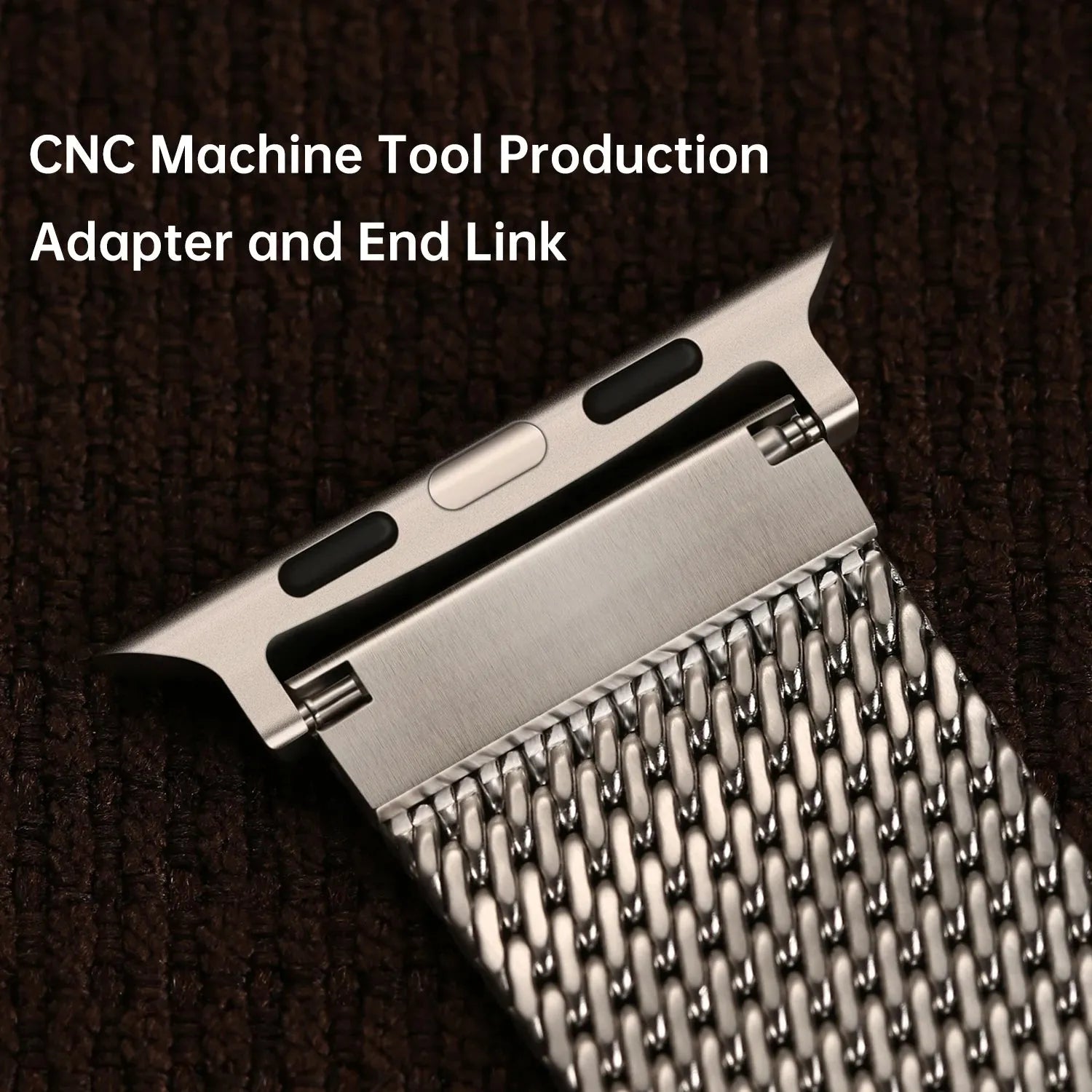 Premium Milanese Mesh 316L Stainless Steel Strap Compatible with Apple Watch 38–49mm