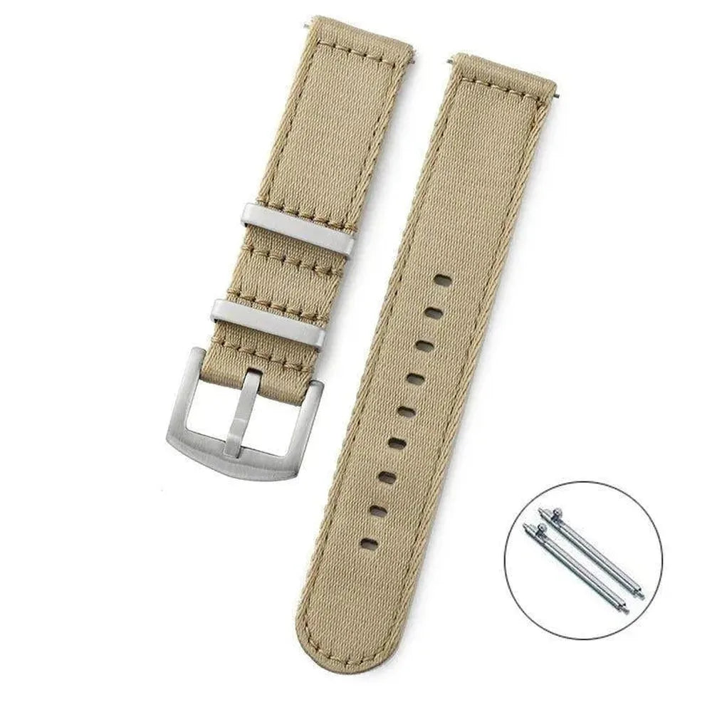 Smooth Nylon Sport Watch Strap – Universal Replacement Band 20mm 22mm-VivaStraps-Viva Timepiece