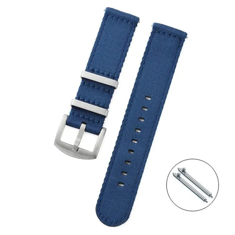 Smooth Nylon Sport Watch Strap – Universal Replacement Band 20mm 22mm-VivaStraps-Viva Timepiece