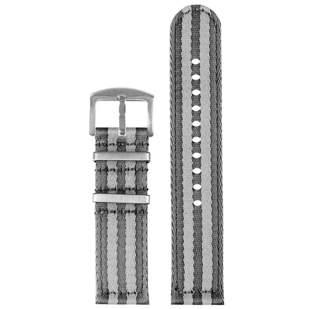 Smooth Nylon Sport Watch Strap – Universal Replacement Band 20mm 22mm-VivaStraps-Viva Timepiece