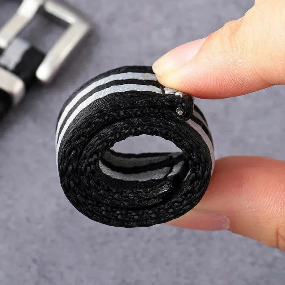 Smooth Nylon Sport Watch Strap – Universal Replacement Band 20mm 22mm-VivaStraps-Viva Timepiece