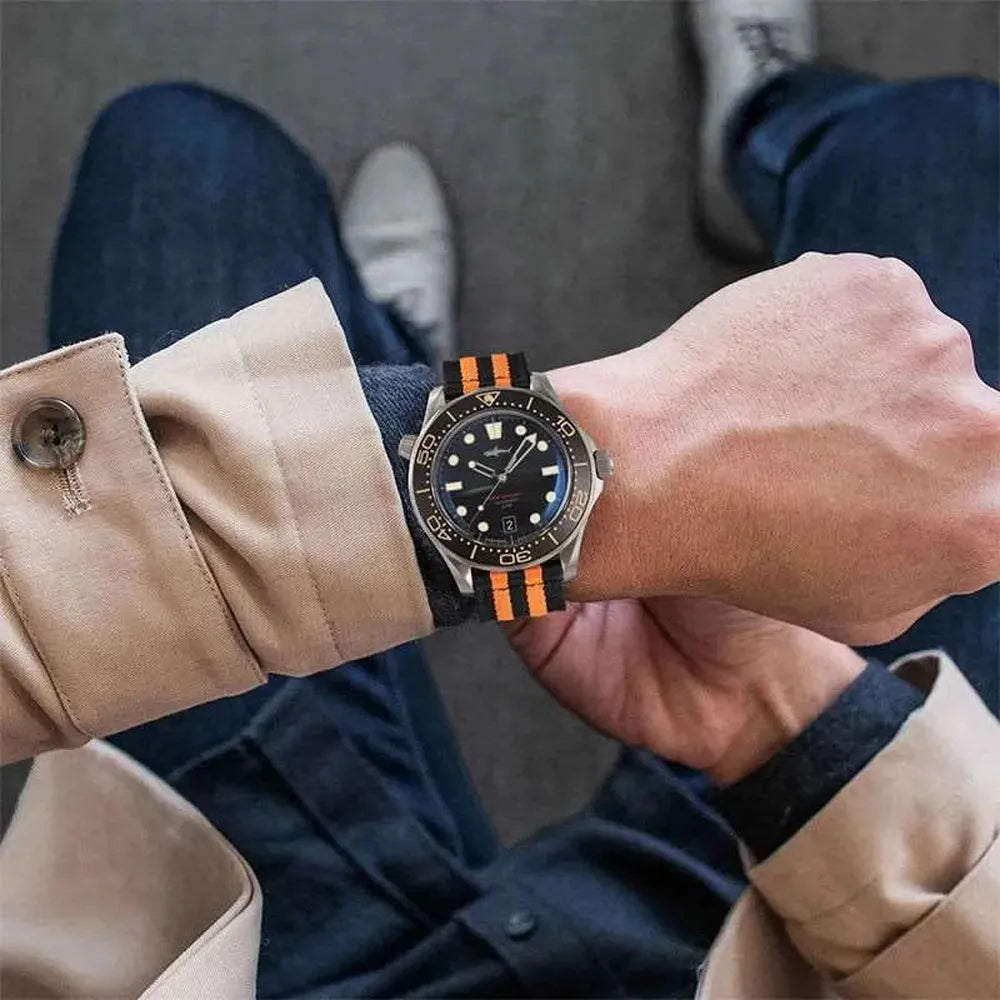 Smooth Nylon Sport Watch Strap – Universal Replacement Band 20mm 22mm-VivaStraps-Viva Timepiece