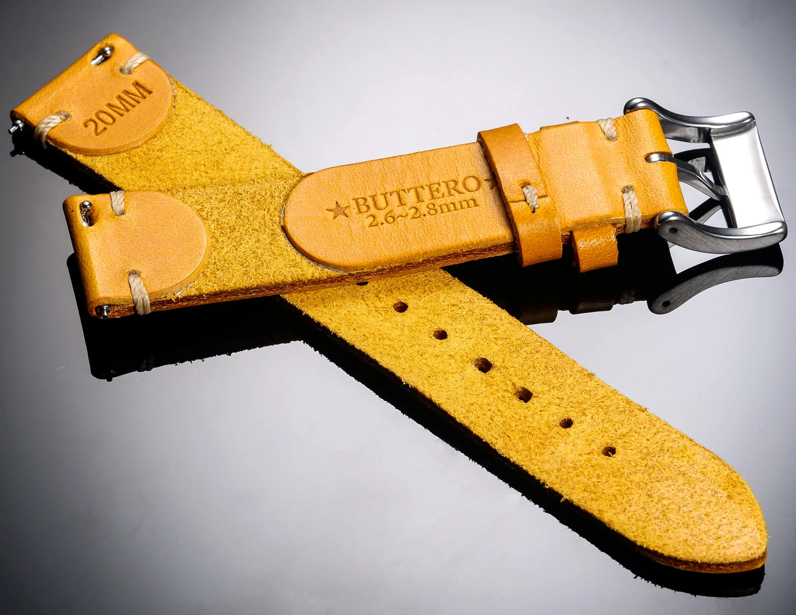 Quick Release Italian Oil-Wax Leather Watch Strap 18mm 20mm 22mm-Straptique-Viva Timepiece