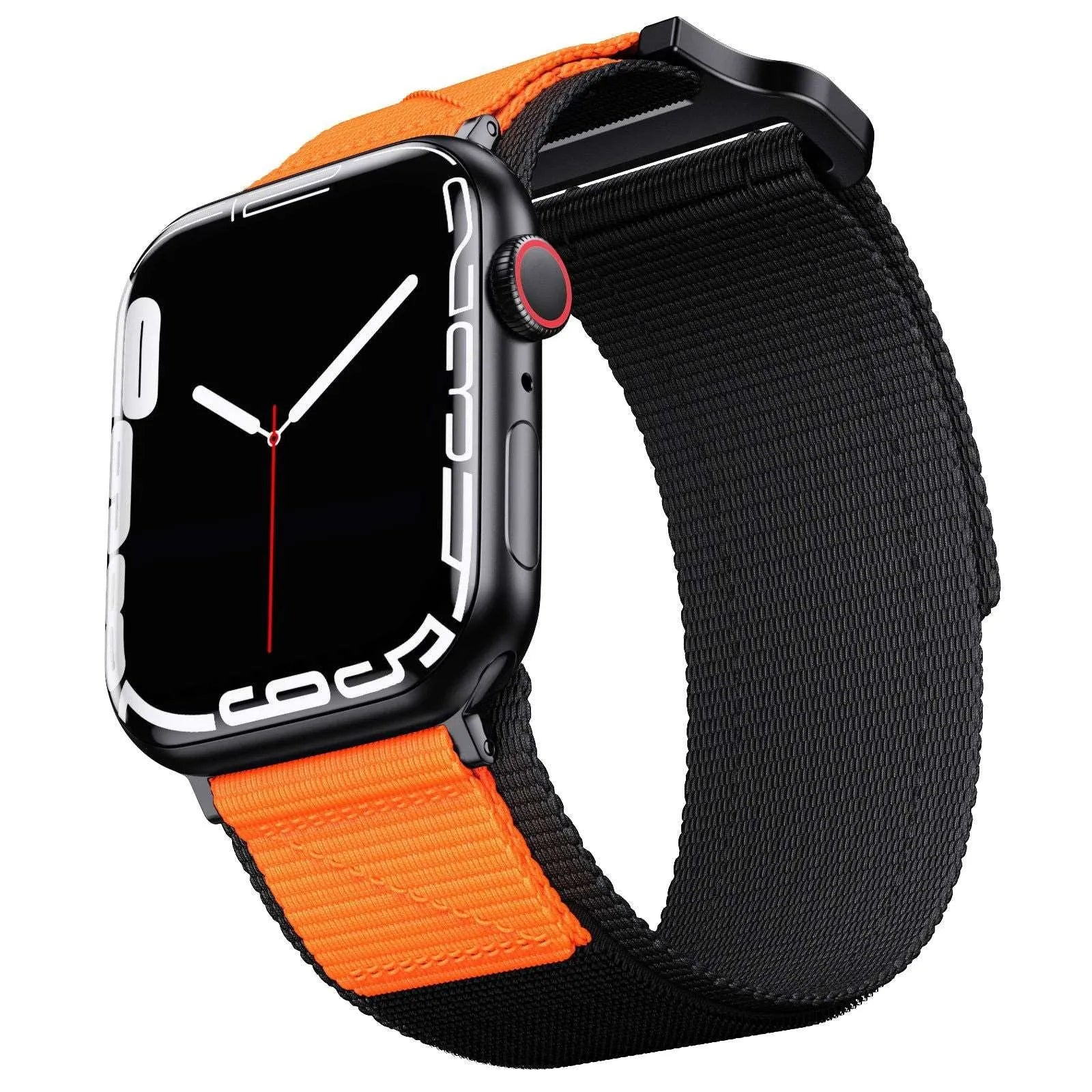 RUN Canvas Nylon Loop Sports Strap Compatible with Apple Watch 38–49mm