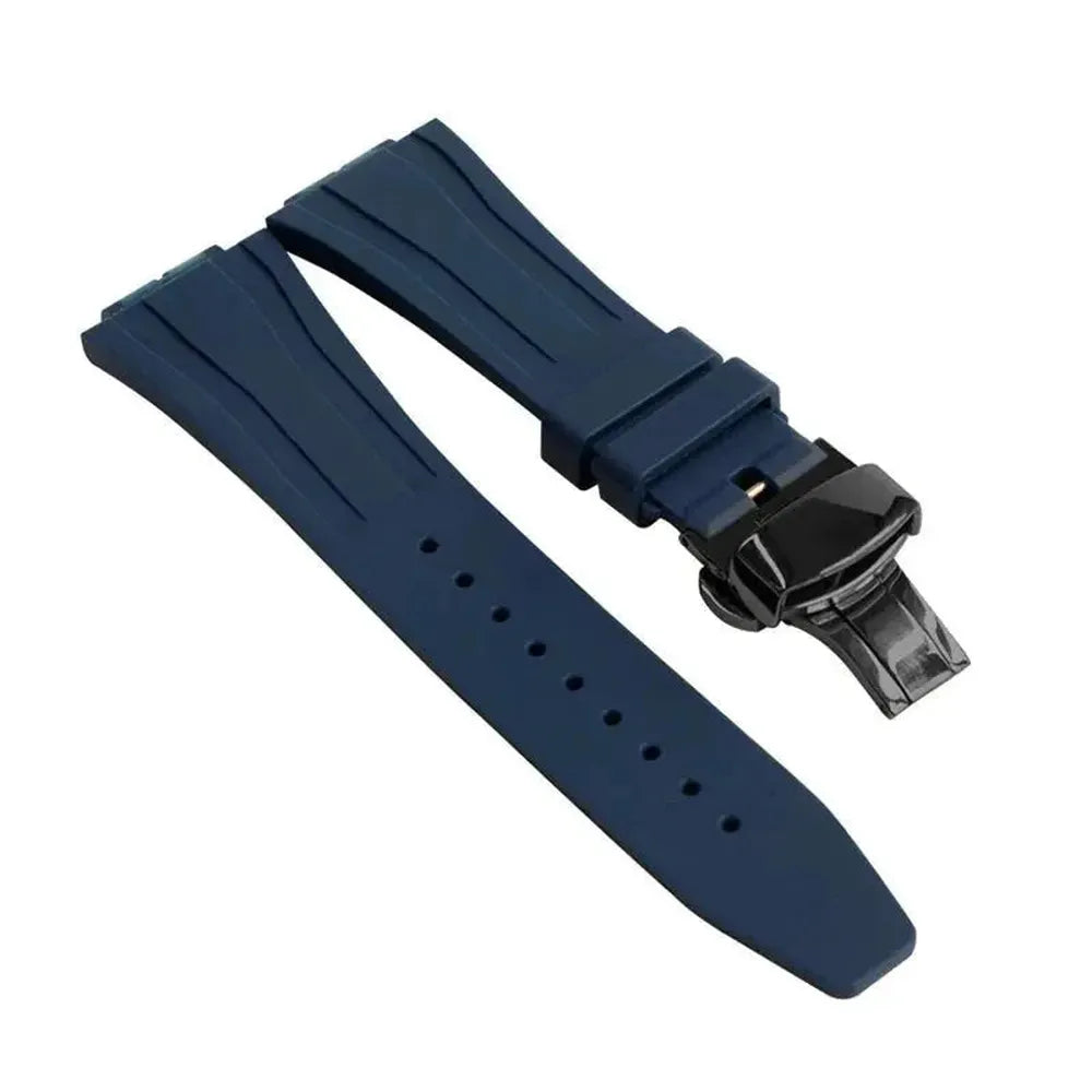 Fluorine Rubber Strap with Butterfly Clasp – Compatible with GA-2100, GA-2110, GM-2100, GM-5600-VivaStraps-Viva Timepiece