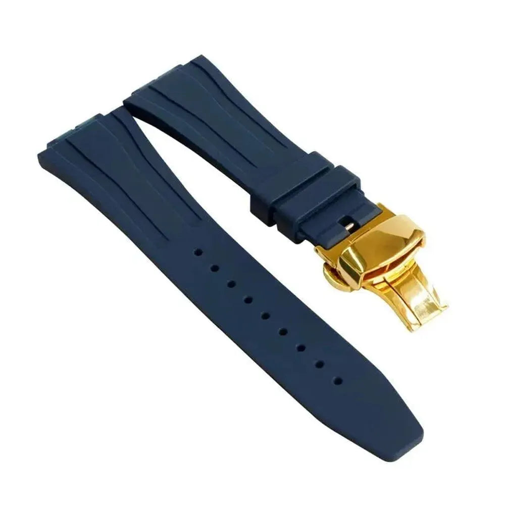 Fluorine Rubber Strap with Butterfly Clasp – Compatible with GA-2100, GA-2110, GM-2100, GM-5600-VivaStraps-Viva Timepiece
