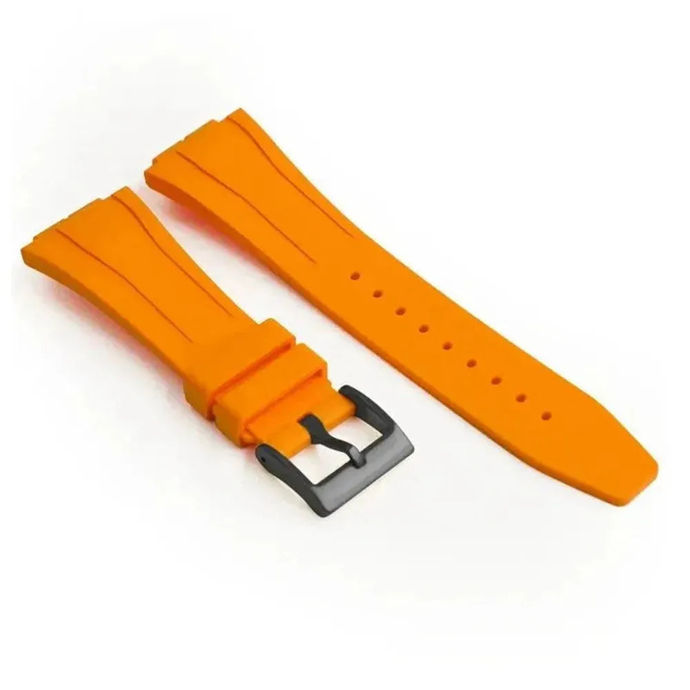 Fluorine Rubber Strap with Butterfly Clasp – Compatible with GA-2100, GA-2110, GM-2100, GM-5600-VivaStraps-Viva Timepiece