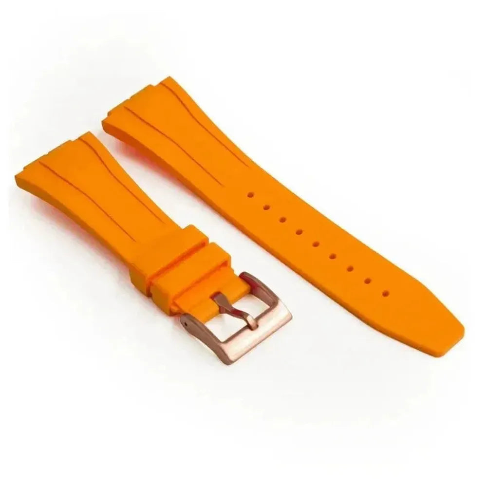 Fluorine Rubber Strap with Butterfly Clasp – Compatible with GA-2100, GA-2110, GM-2100, GM-5600-VivaStraps-Viva Timepiece