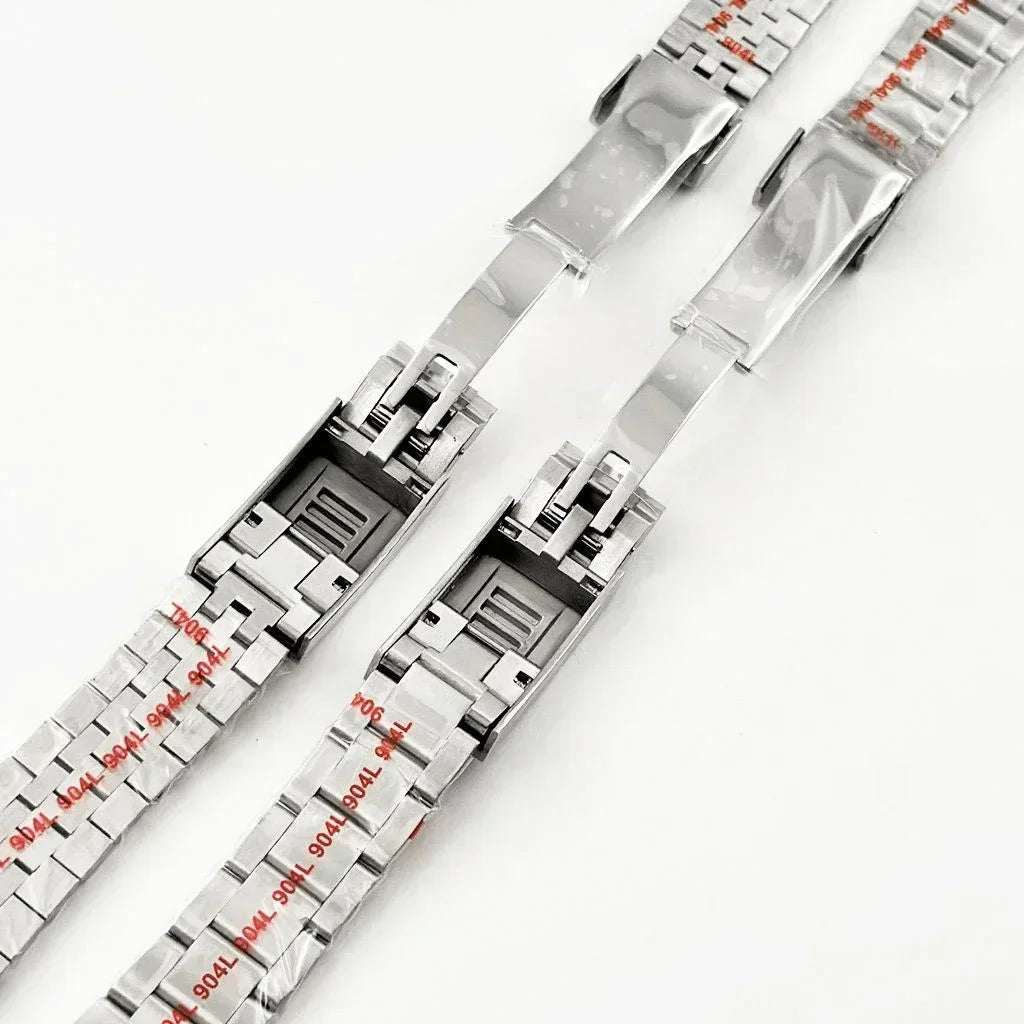 20mm 904L Stainless Steel Curved-End Watch Bracelet – Oyster & Jubilee Style-ChronoCraft-Viva Timepiece