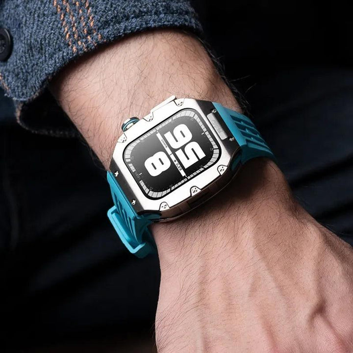 UG0459B Metal Steel Cases Kit for Apple Watch 7 8 44/45 mm - Watch Accessories - Viva Timepiece
