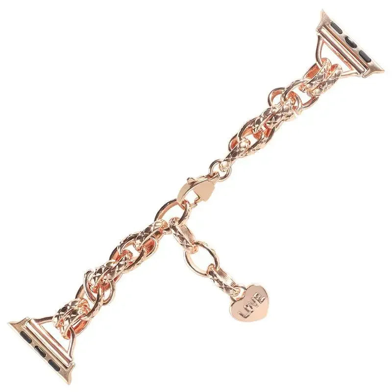 Jewelry Chain Metal Watch Band – Compatible with Apple Watch