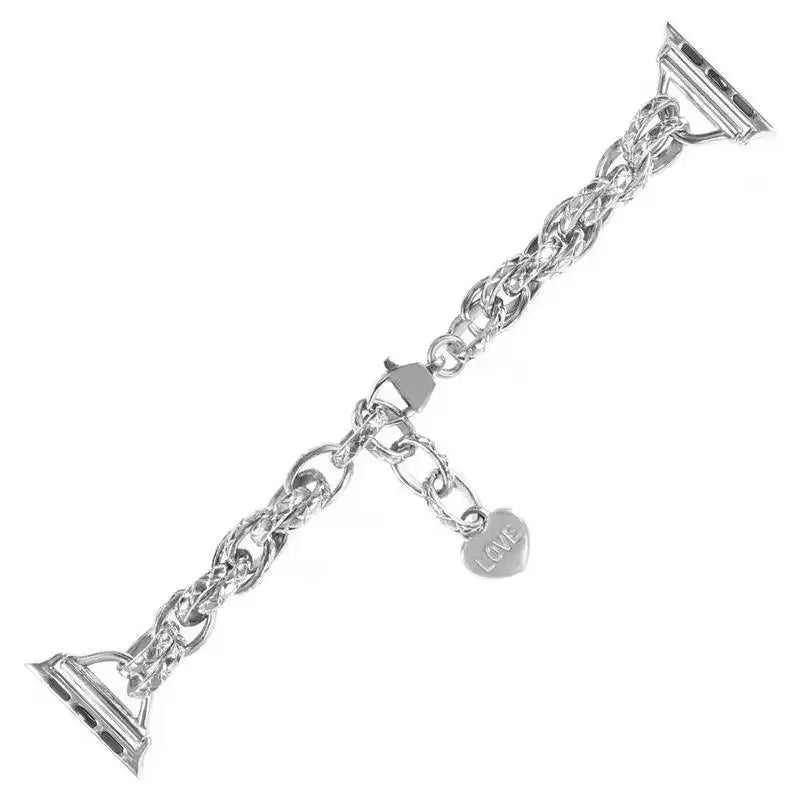 Jewelry Chain Metal Watch Band – Compatible with Apple Watch