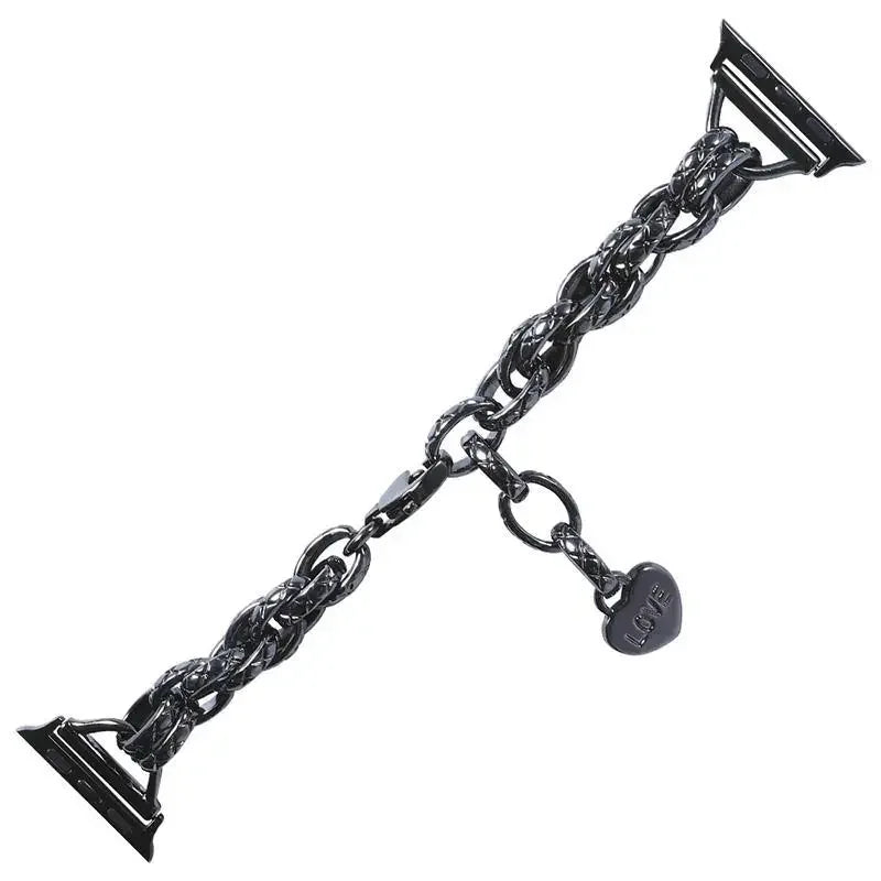 Jewelry Chain Metal Watch Band – Compatible with Apple Watch
