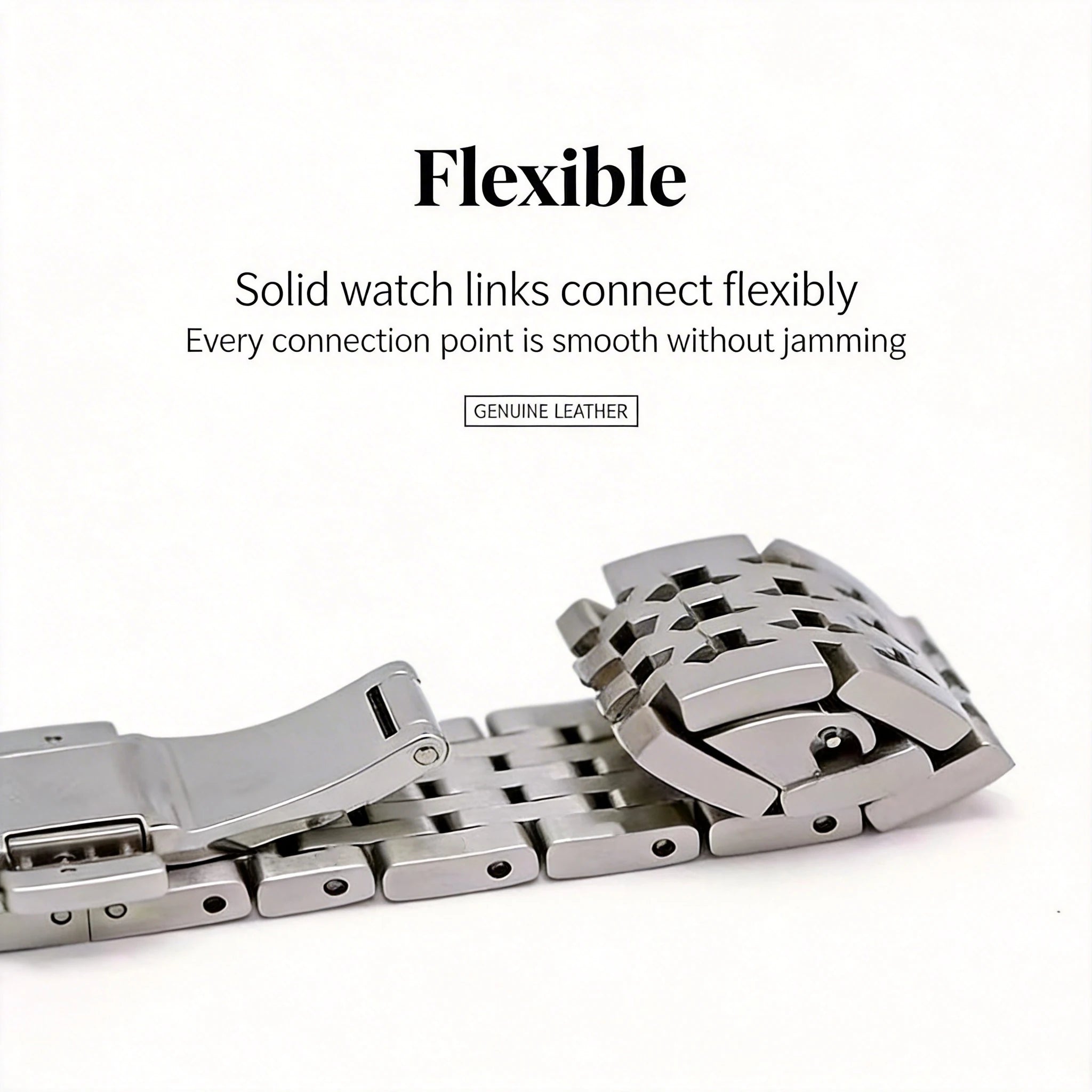 Stainless Steel Dress Watch Bracelet 19mm – Compatible with Le Locle T006 / T41