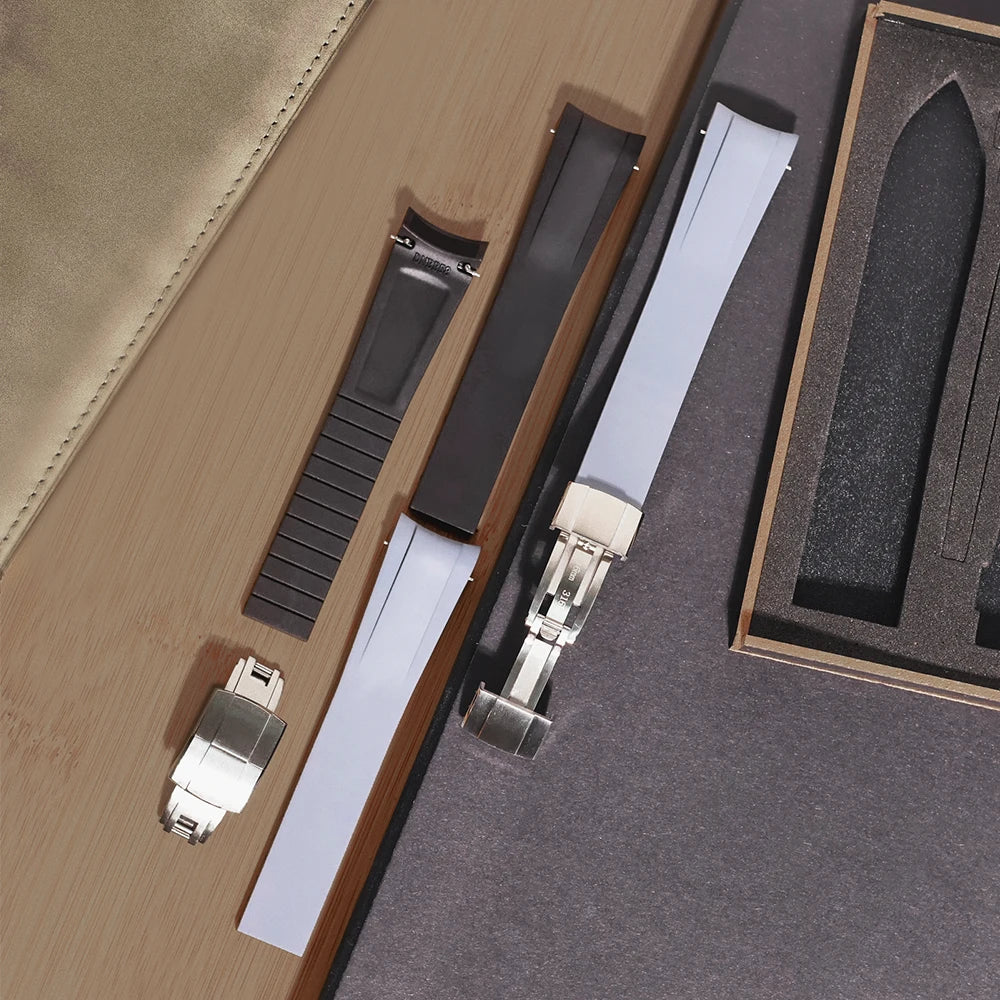 CTS 20mm Fluoro Rubber Watch Strap – Compatible with Tudor BB58 & Ranger 39-VivaStraps-Viva Timepiece