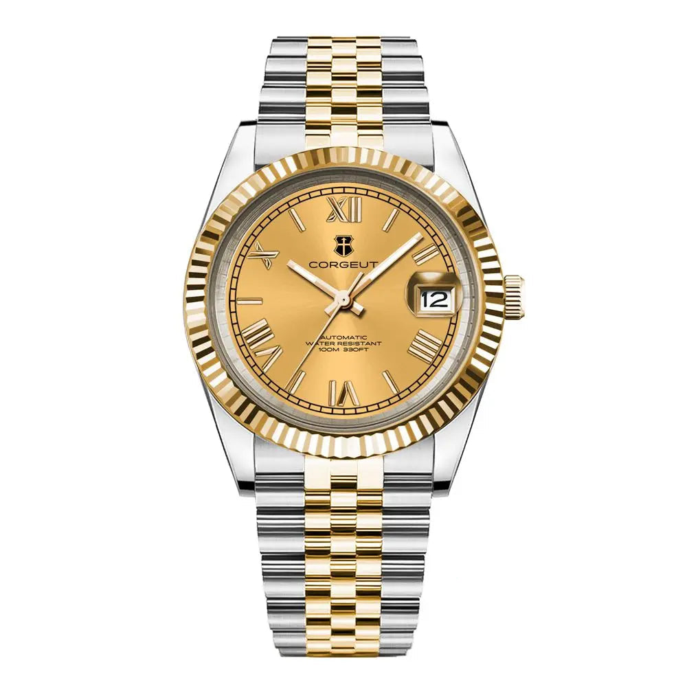 Corgeut Classic Date 36mm/39mm Automatic NH35 Watches-Corgeut-Viva Timepiece