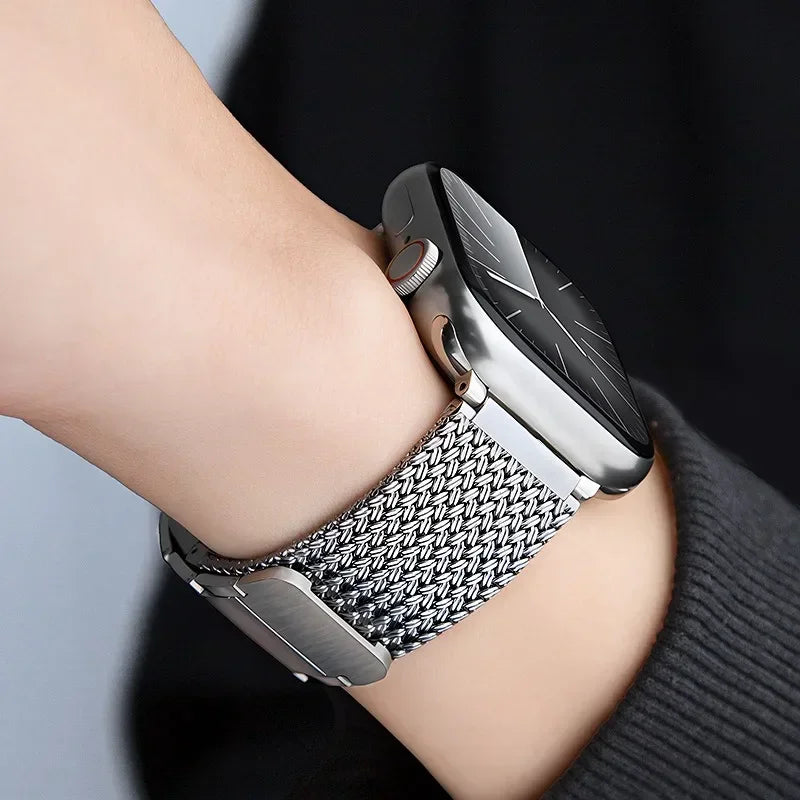 Magnetic Milanese Loop Band for Apple Watch 38mm 49mm Viva Timepiece